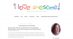 Desktop Screenshot of iloveawesome.com